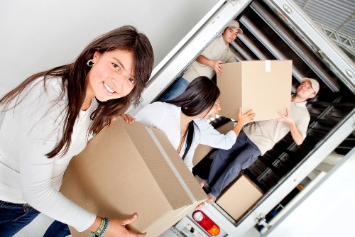 Man with Van providing packing services for a customer
